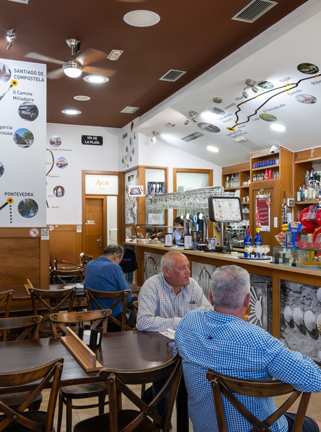 Cafetería y restaurante ideal para peregrinos